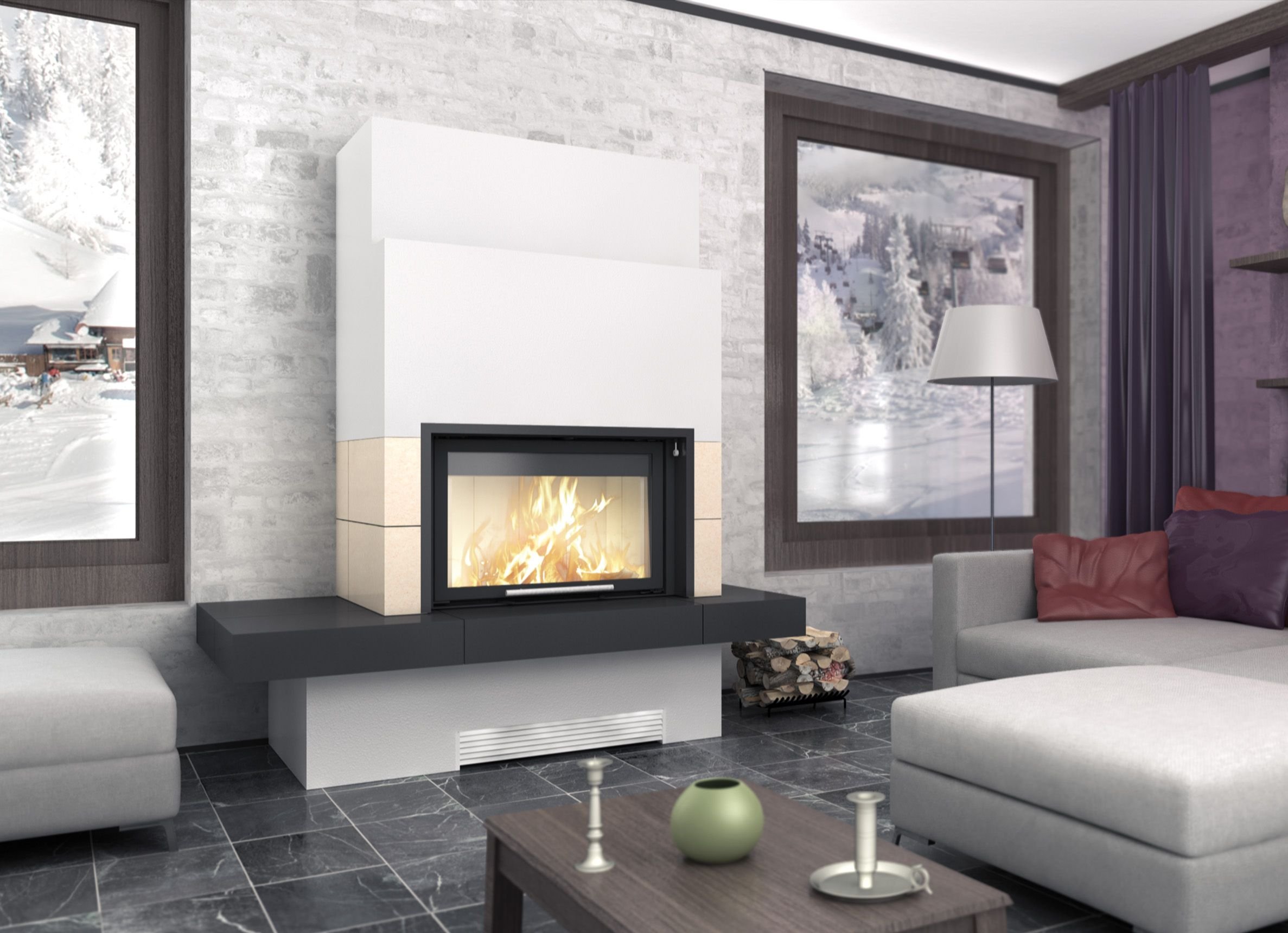 Kachlový krb HARK 3/224.4