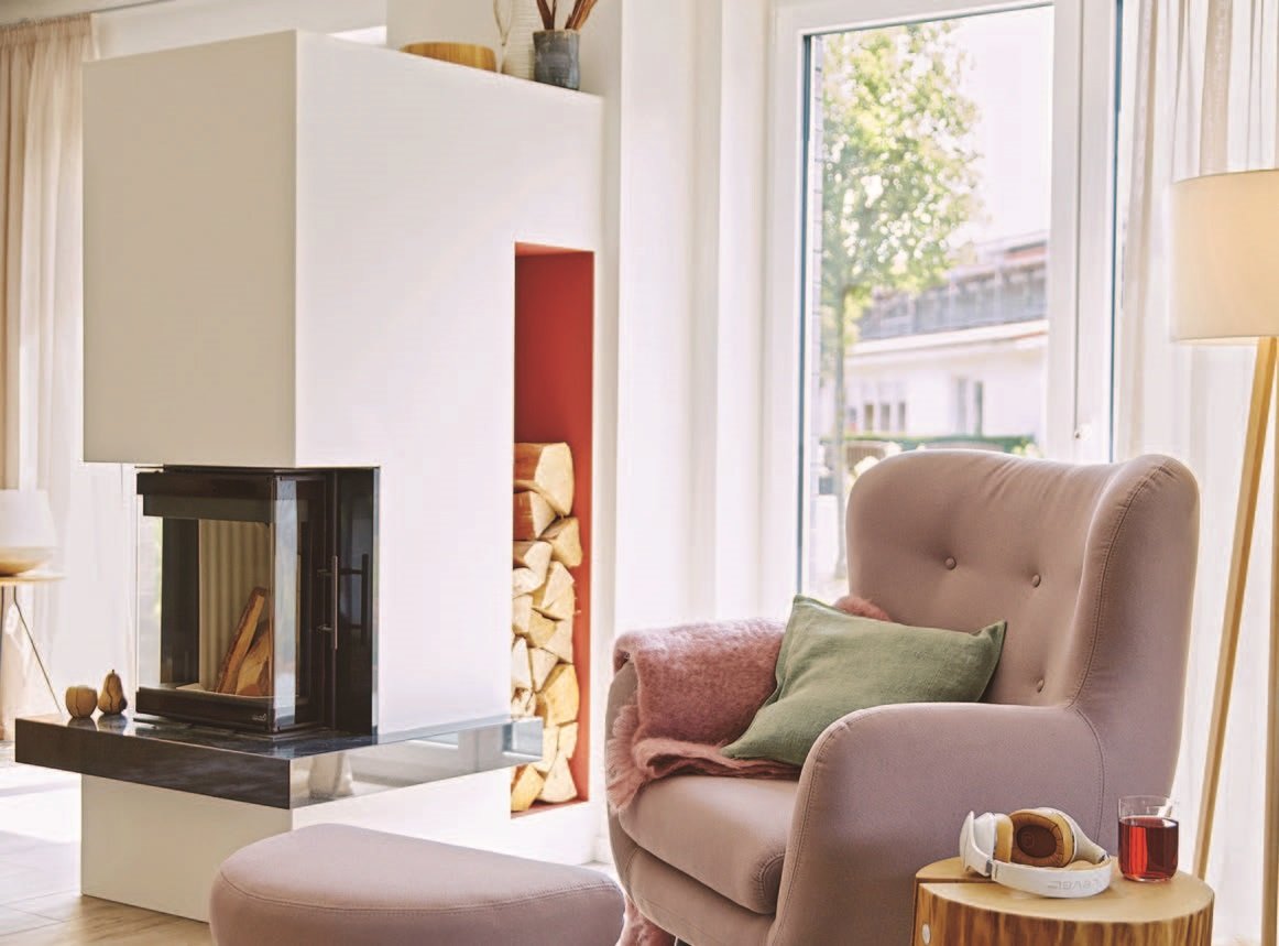 Mramorový krb HARK 1/196.0 s regálem