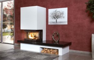 Mramorový krb HARK 1/202-48.0 s lavicí Mramorový krb HARK 1/202-48.0 s lavicí